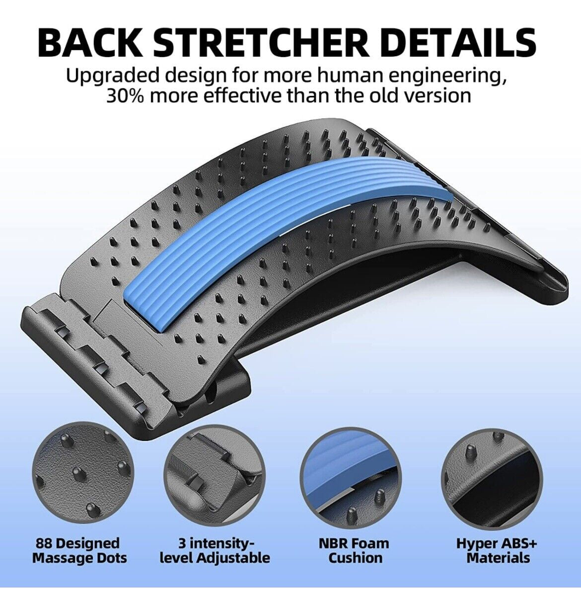 LIfeSaver™ Back Stretcher, Adjustable